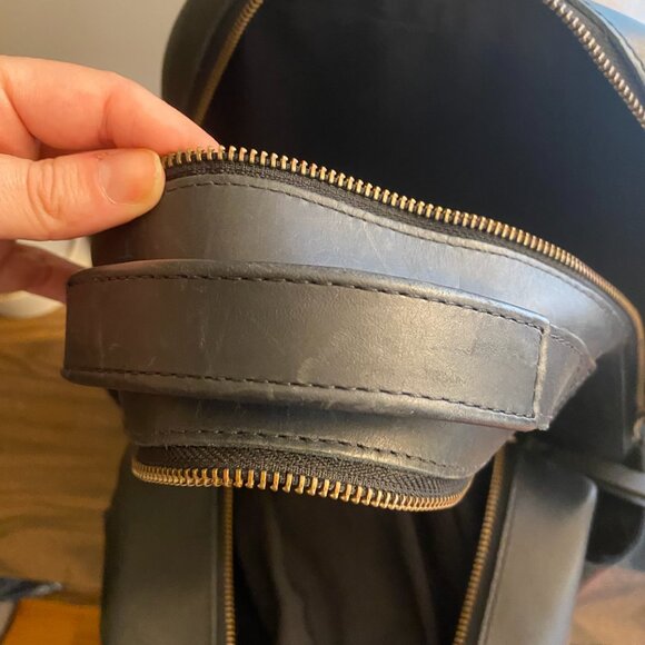 Able Black Leather Alem Backpack - Picture 6 of 8